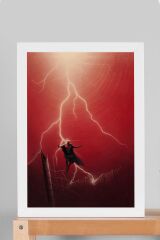 X-Men Magneto Çerçeveli Tablo - Marvel Film Posteri Tablo