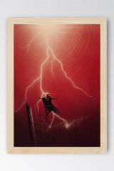 X-Men Magneto Çerçeveli Tablo - Marvel Film Posteri Tablo
