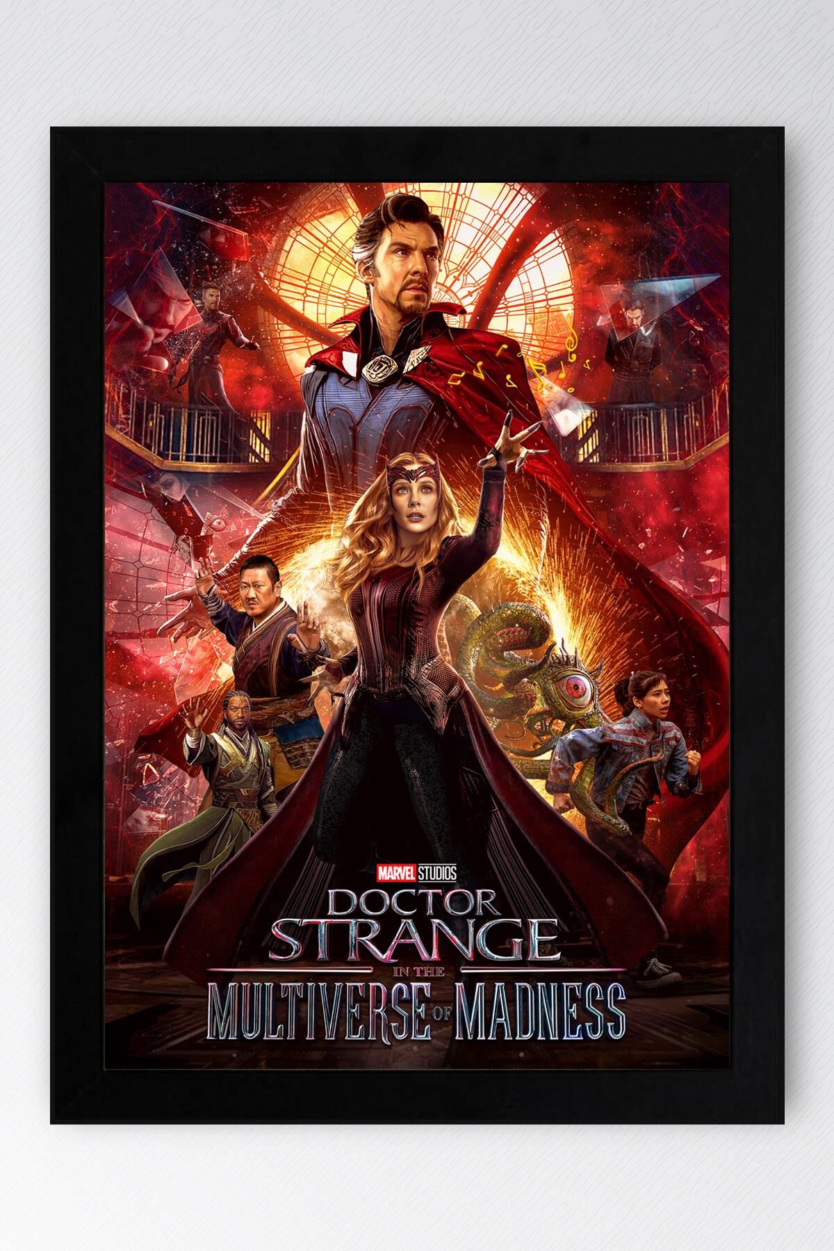 Doctor Strange Çerçeveli Tablo - in the Multiverse of Madness Film Afişi Poster Tablo