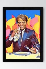 Hannibal Çerçeveli Tablo - Dizi Afişi Poster Tablo