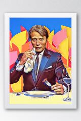 Hannibal Çerçeveli Tablo - Dizi Afişi Poster Tablo