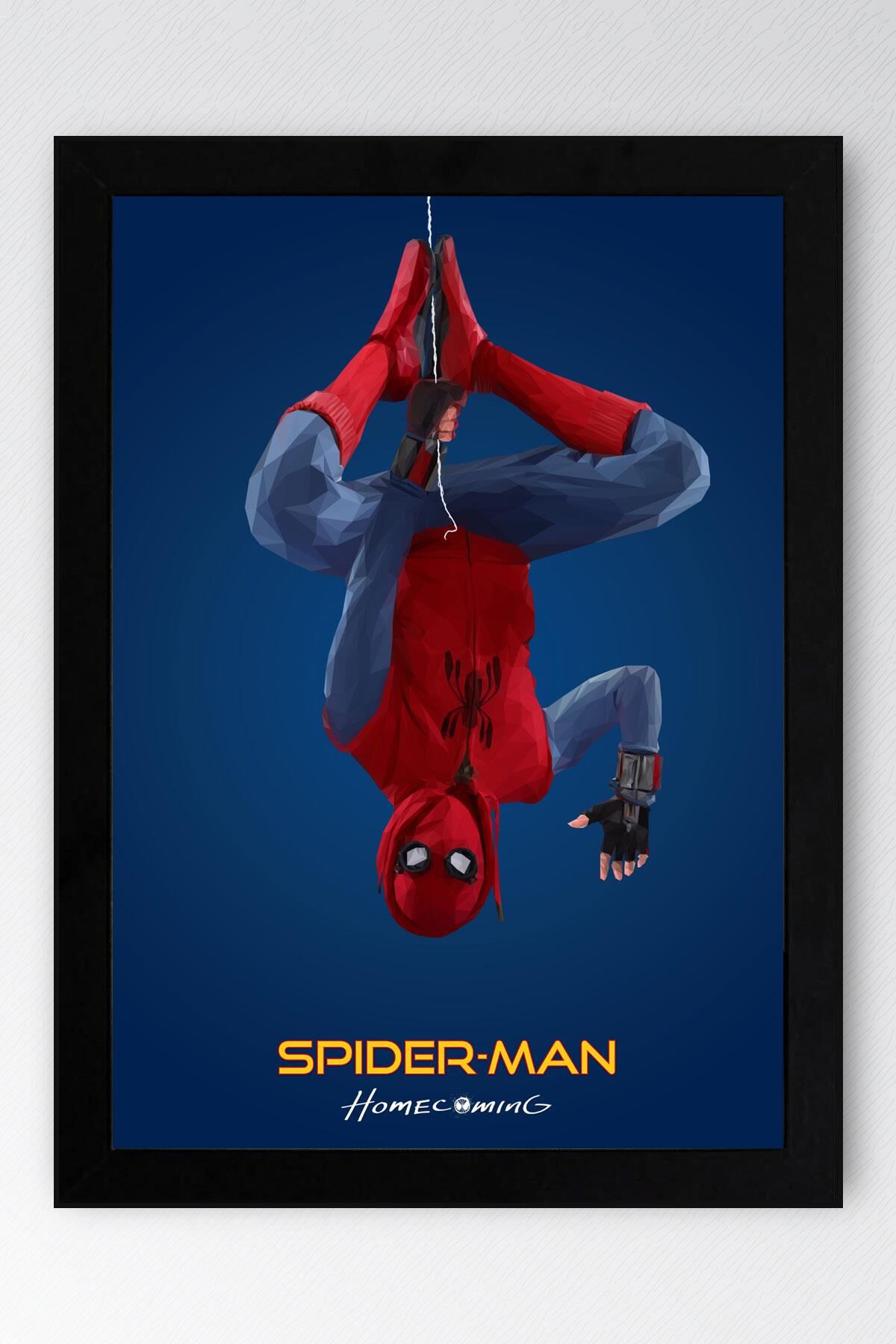 Spider Man Çerçeveli Tablo - Örümcek Adam Fim Posteri Tablo