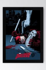 Daredevil Çerçeveli Tablo - Marvel Dizi Poster Tablo