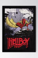 Hellboy Çerçeveli Tablo - Film Posteri Tablo