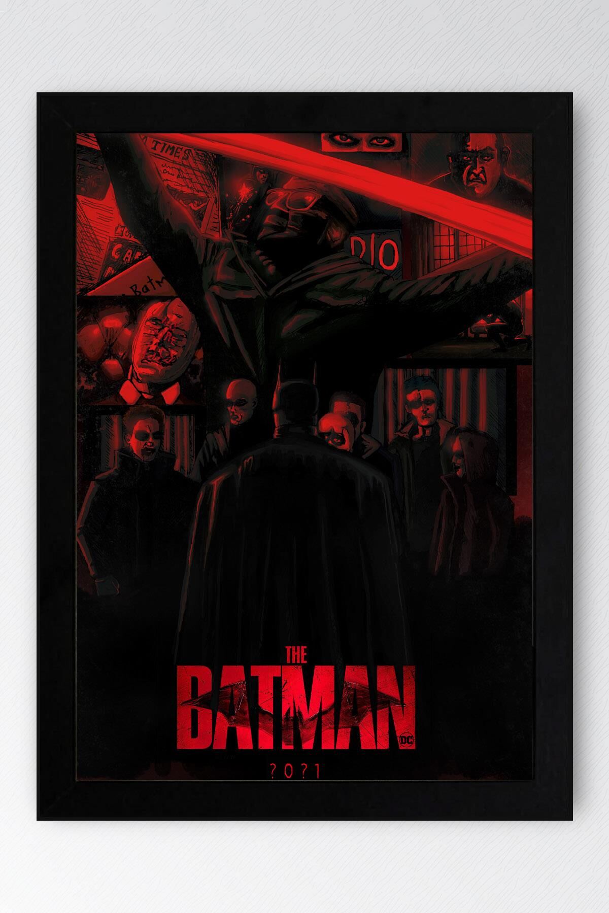 The Batman Çerçeveli Tablo - Poster Tablo