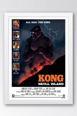 Kong Skull Island Çerçeveli Tablo - Kafatası Adası Film Posteri Tablo
