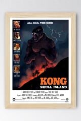 Kong Skull Island Çerçeveli Tablo - Kafatası Adası Film Posteri Tablo