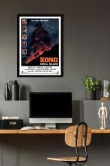 Kong Skull Island Çerçeveli Tablo - Kafatası Adası Film Posteri Tablo