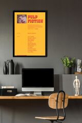 Pulp Fiction Çerçeveli Tablo - Ucuz Roman Fim Posteri Tablo