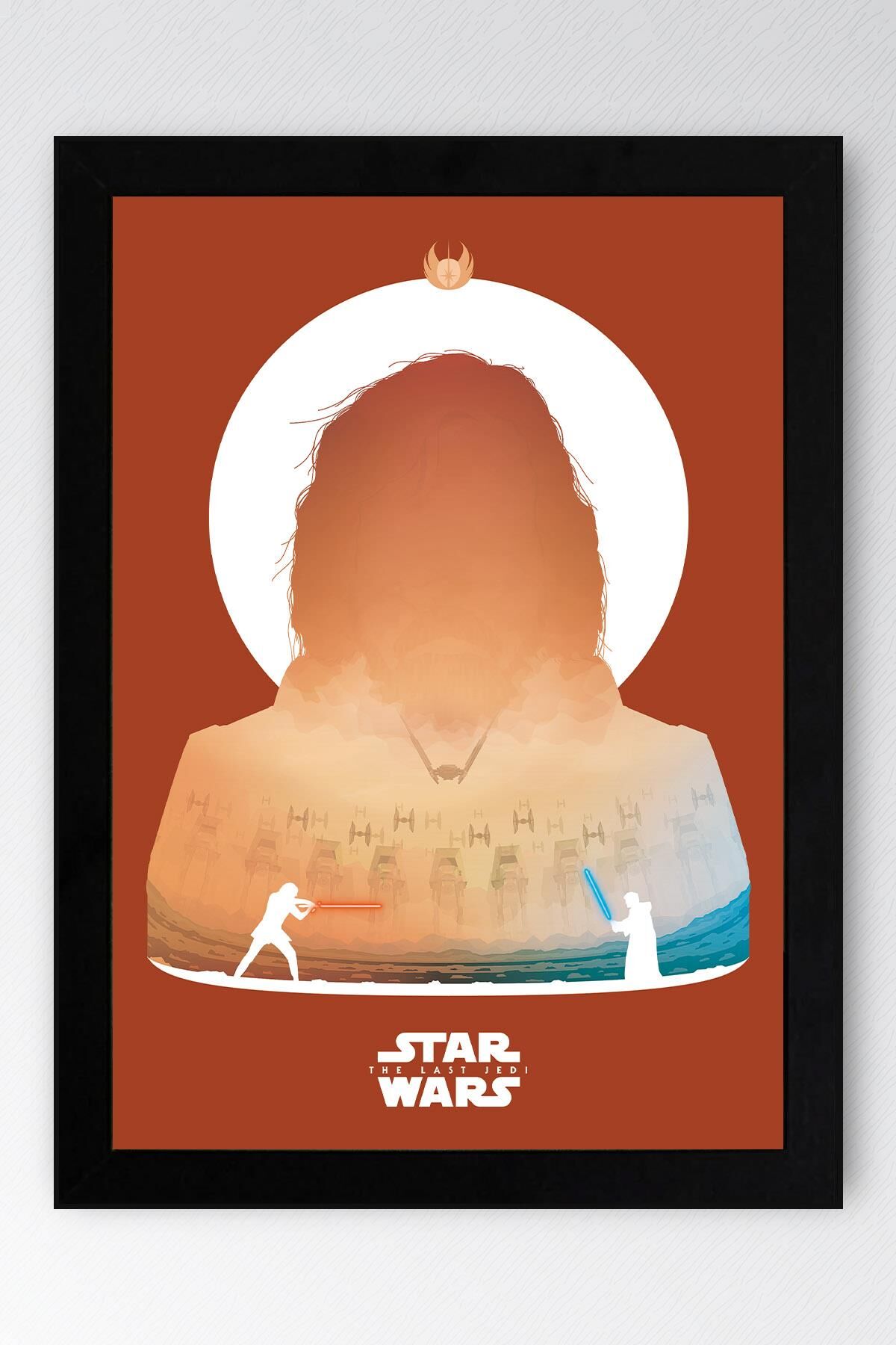 Star Wars Çerçeveli Tablo - Uzay Savaşları Fim Posteri Tablo