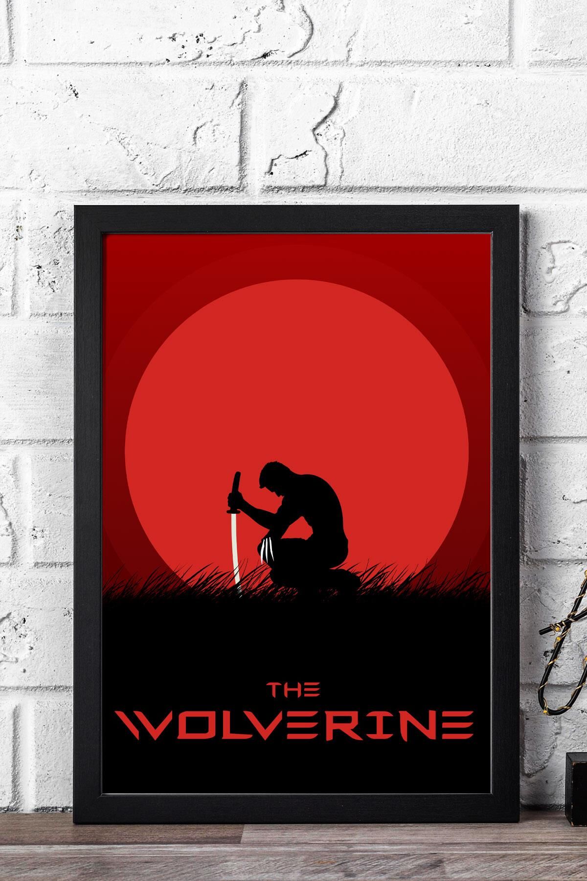X-Men The Wolverine Çerçeveli Tablo - Marvel Film Posteri Tablo