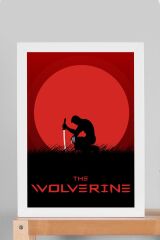 X-Men The Wolverine Çerçeveli Tablo - Marvel Film Posteri Tablo