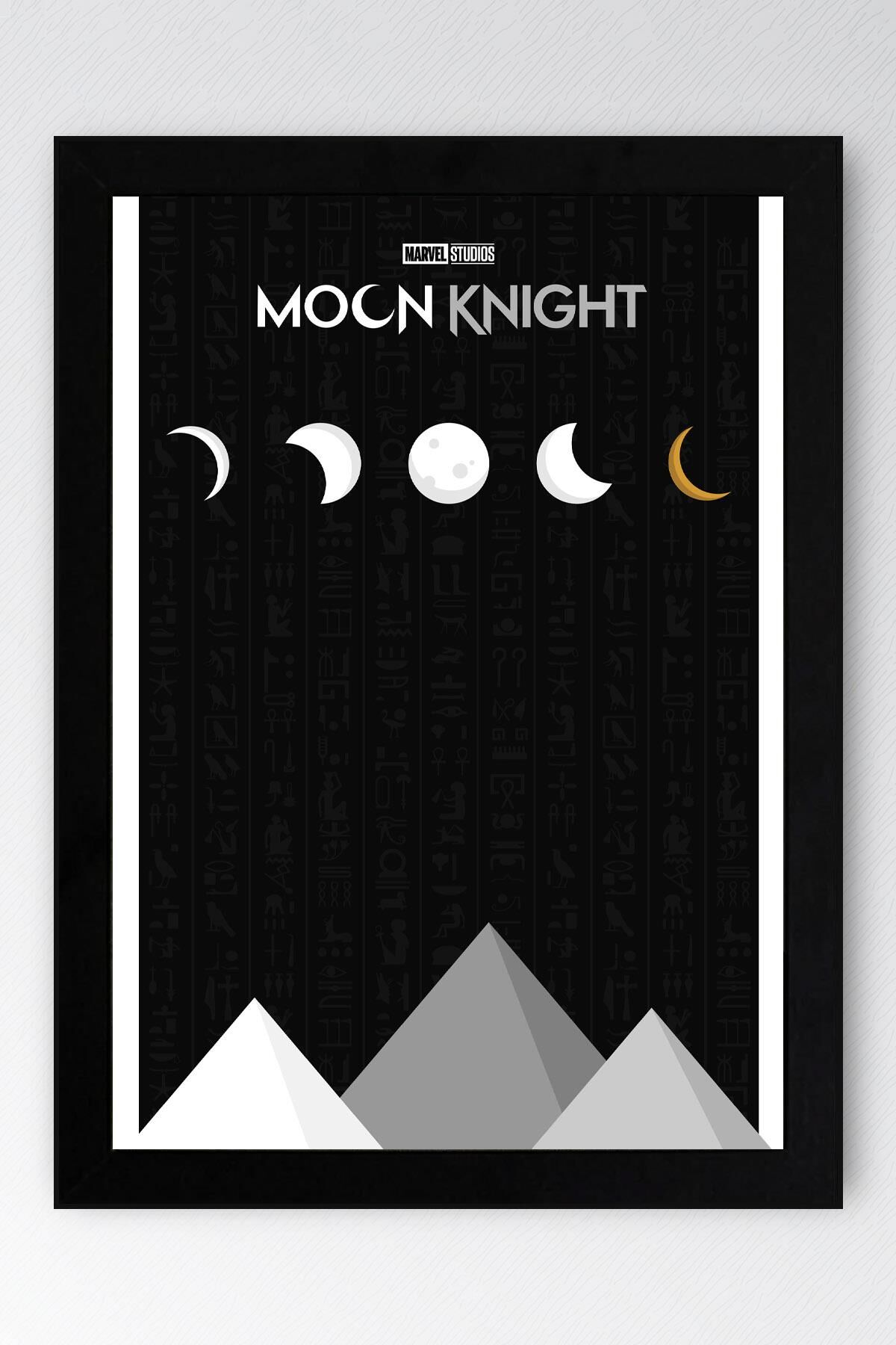 Moon Knight Çerçeveli Tablo - Moon Knight Marvel Dizi Posteri Tablo