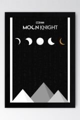Moon Knight Çerçeveli Tablo - Moon Knight Marvel Dizi Posteri Tablo