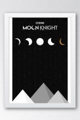 Moon Knight Çerçeveli Tablo - Moon Knight Marvel Dizi Posteri Tablo