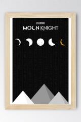 Moon Knight Çerçeveli Tablo - Moon Knight Marvel Dizi Posteri Tablo