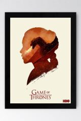 Game of Thrones Çerçeveli Tablo - Taht Oyunları Dizi Posteri Tablo