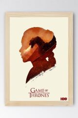 Game of Thrones Çerçeveli Tablo - Taht Oyunları Dizi Posteri Tablo
