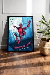 Spider Man Çerçeveli Tablo - Örümcek Adam Fim Posteri Tablo