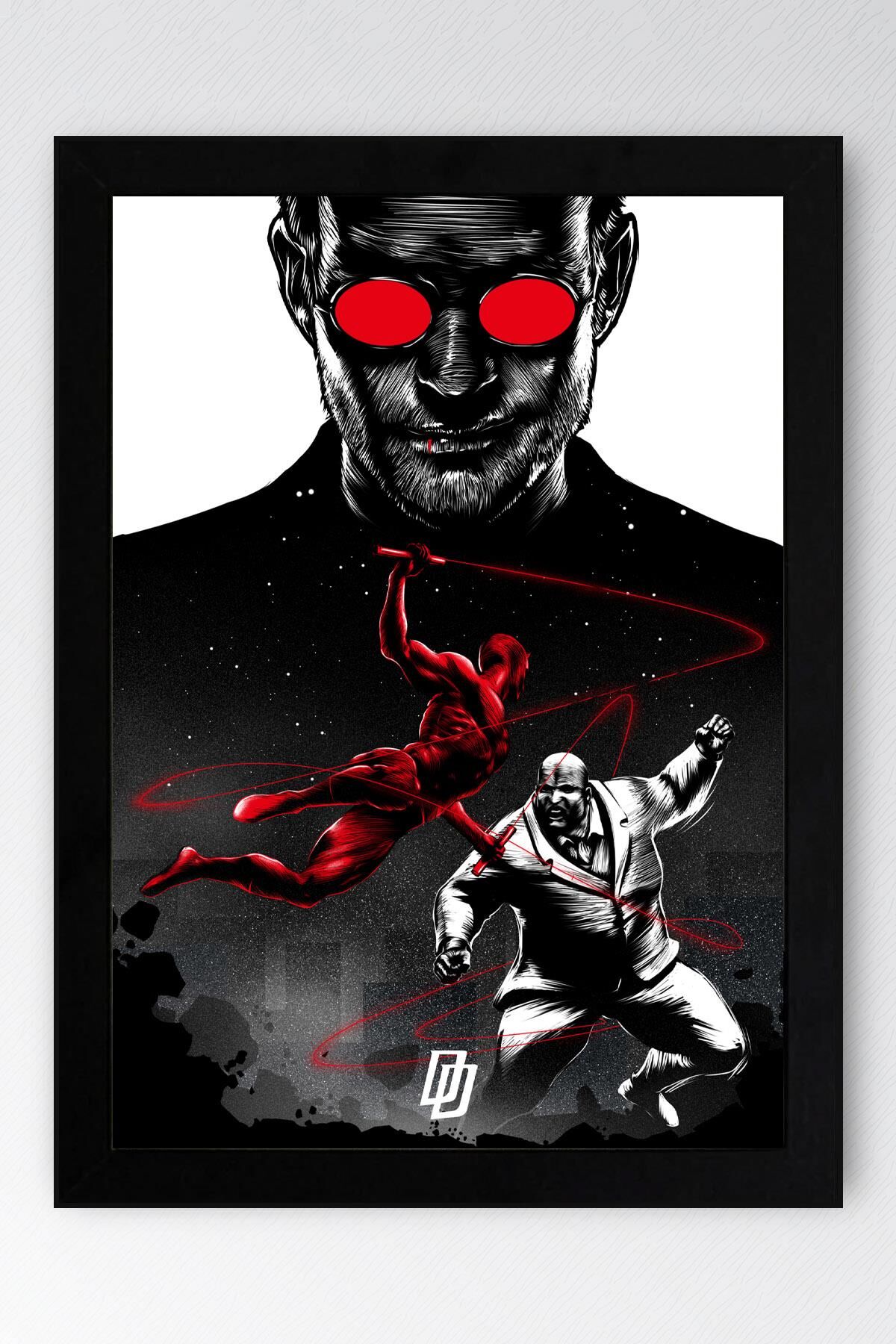 Daredevil Çerçeveli Tablo - Marvel Dizi Poster Tablo