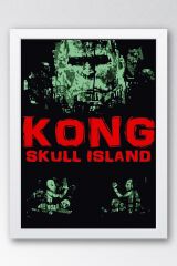 Kong Skull Island Çerçeveli Tablo - Kafatası Adası Film Posteri Tablo