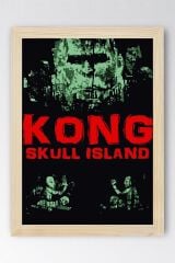Kong Skull Island Çerçeveli Tablo - Kafatası Adası Film Posteri Tablo
