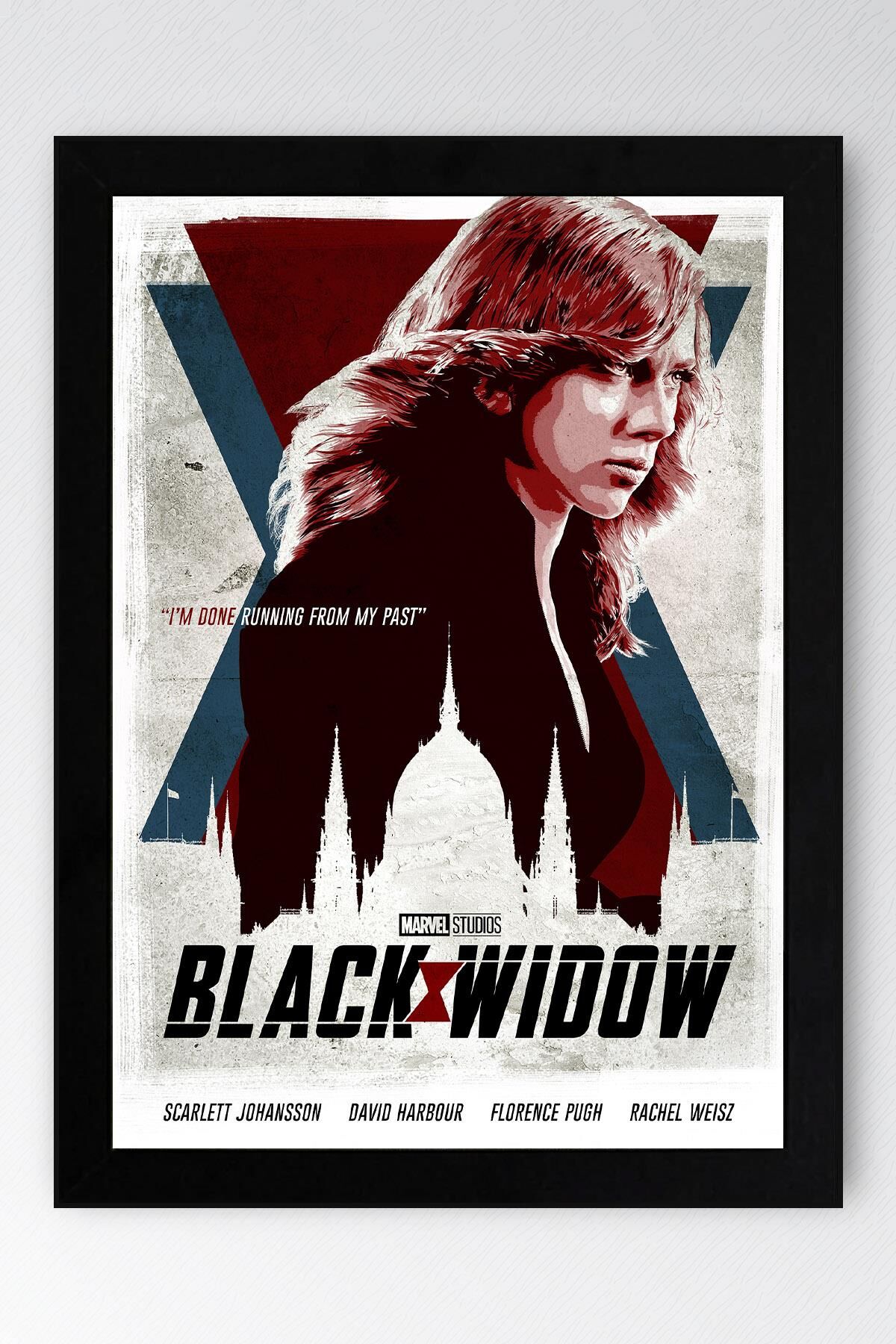Black Widow Çerçeveli Tablo - Marvel Film Afişi Poster Tablo
