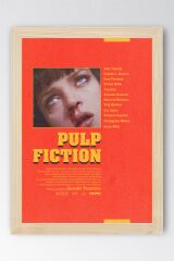 Pulp Fiction Çerçeveli Tablo - Ucuz Roman Fim Posteri Tablo