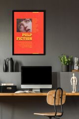 Pulp Fiction Çerçeveli Tablo - Ucuz Roman Fim Posteri Tablo