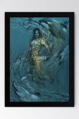 Aquaman Çerçeveli Tablo - Marvel Poster Tablo