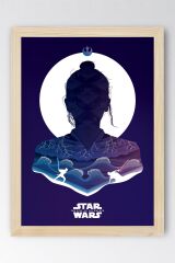 Star Wars Çerçeveli Tablo - Uzay Savaşları Fim Posteri Tablo
