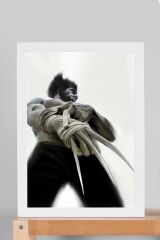 X-Men The Wolverine Çerçeveli Tablo - Marvel Film Posteri Tablo