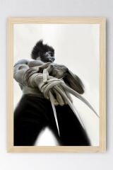 X-Men The Wolverine Çerçeveli Tablo - Marvel Film Posteri Tablo
