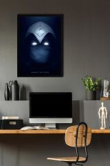 Moon Knight Çerçeveli Tablo - Moon Knight Marvel Dizi Posteri Tablo
