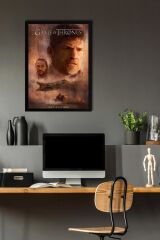 Game of Thrones Jaime Lannister Çerçeveli Tablo - Taht Oyunları Dizi Posteri Tablo