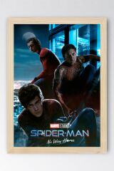 Spider Man No Way Home Çerçeveli Tablo - Örümcek Adam Eve Dönüş Yok Fim Posteri Tablo