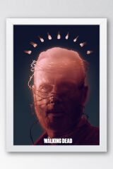 The Walking Dead Rick Grimes Çerçeveli Tablo - Dizi Posteri Tablo