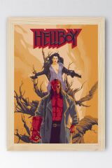 Hellboy Çerçeveli Tablo - Film Posteri Tablo