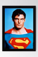 Superman Çerçeveli Tablo - Film Posteri Tablo