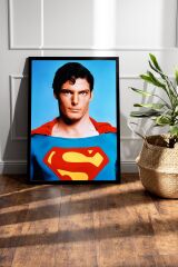 Superman Çerçeveli Tablo - Film Posteri Tablo