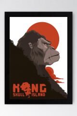 Kong Skull Island Çerçeveli Tablo - Kafatası Adası Film Posteri Tablo