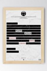 Black Widow Çerçeveli Tablo - Marvel Poster Tablo