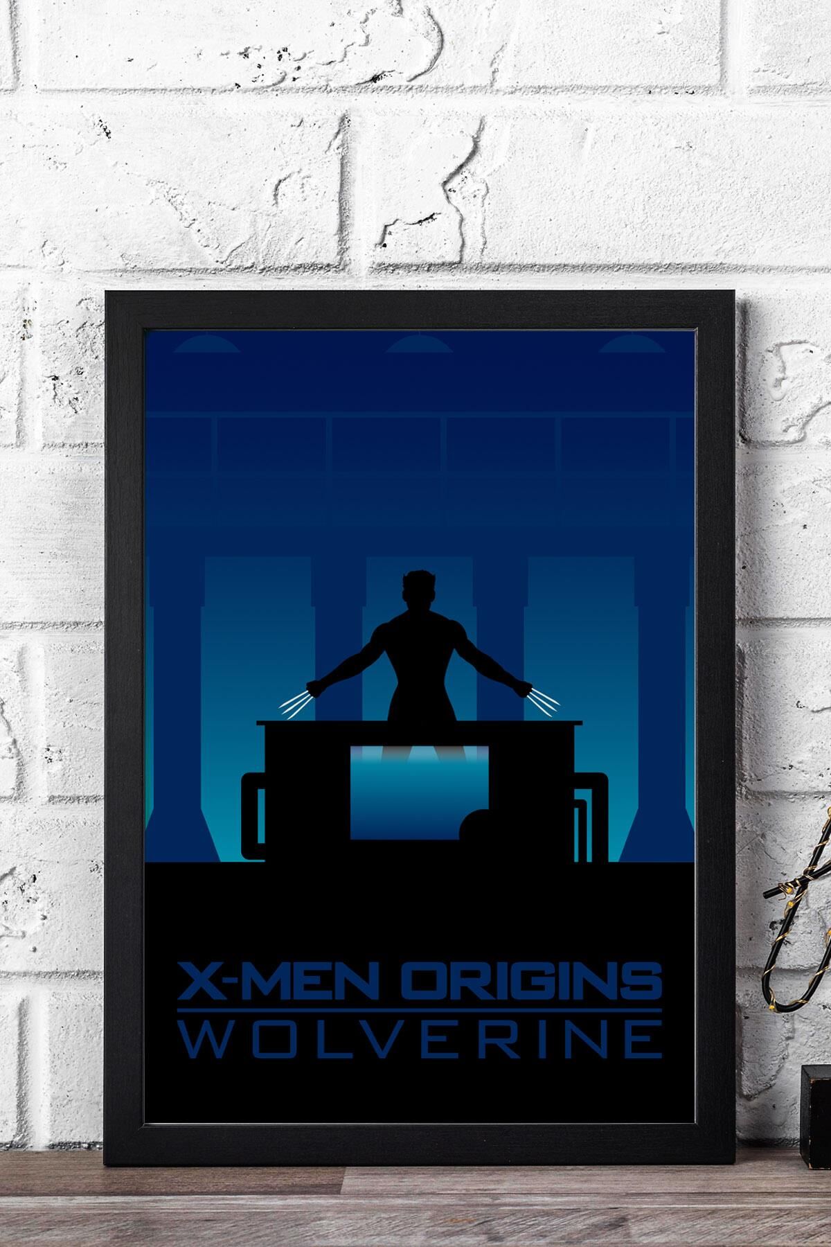X-Men Wolverine Çerçeveli Tablo - Marvel Film Posteri Tablo