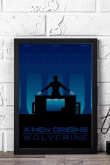 X-Men Wolverine Çerçeveli Tablo - Marvel Film Posteri Tablo
