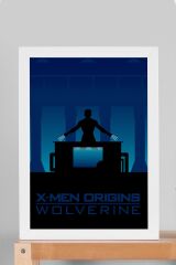 X-Men Wolverine Çerçeveli Tablo - Marvel Film Posteri Tablo