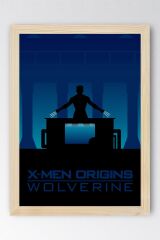 X-Men Wolverine Çerçeveli Tablo - Marvel Film Posteri Tablo