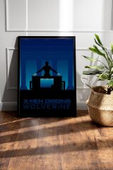 X-Men Wolverine Çerçeveli Tablo - Marvel Film Posteri Tablo