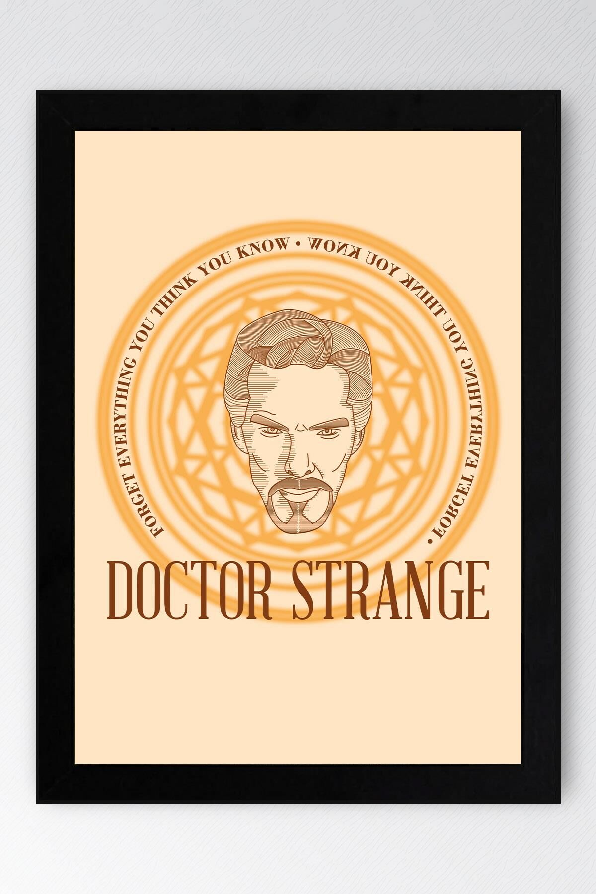 Doctor Strange Çerçeveli Tablo - Marvel Film Afişi Poster Tablo