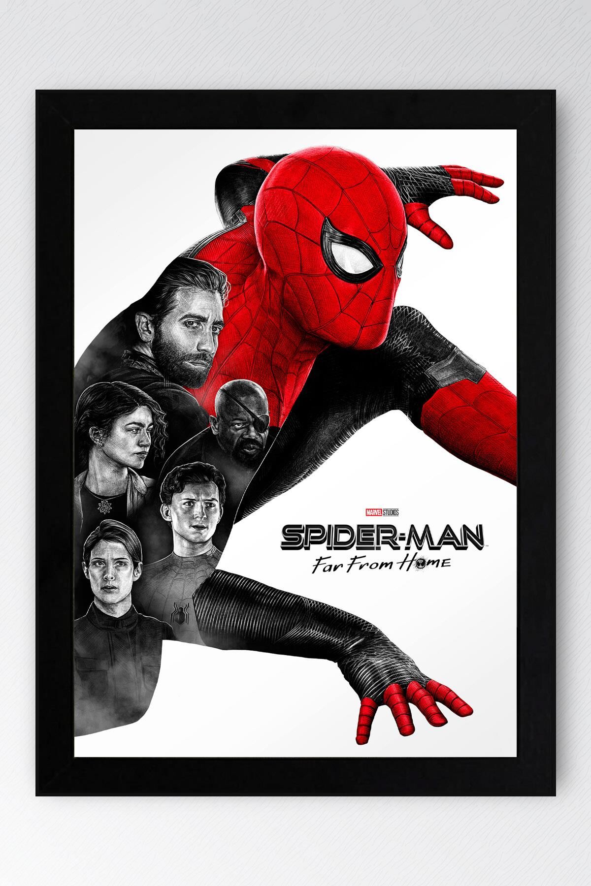Spider Man Çerçeveli Tablo - Örümcek Adam Fim Posteri Tablo