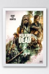 The Walking Dead Çerçeveli Tablo - Dizi Posteri Tablo